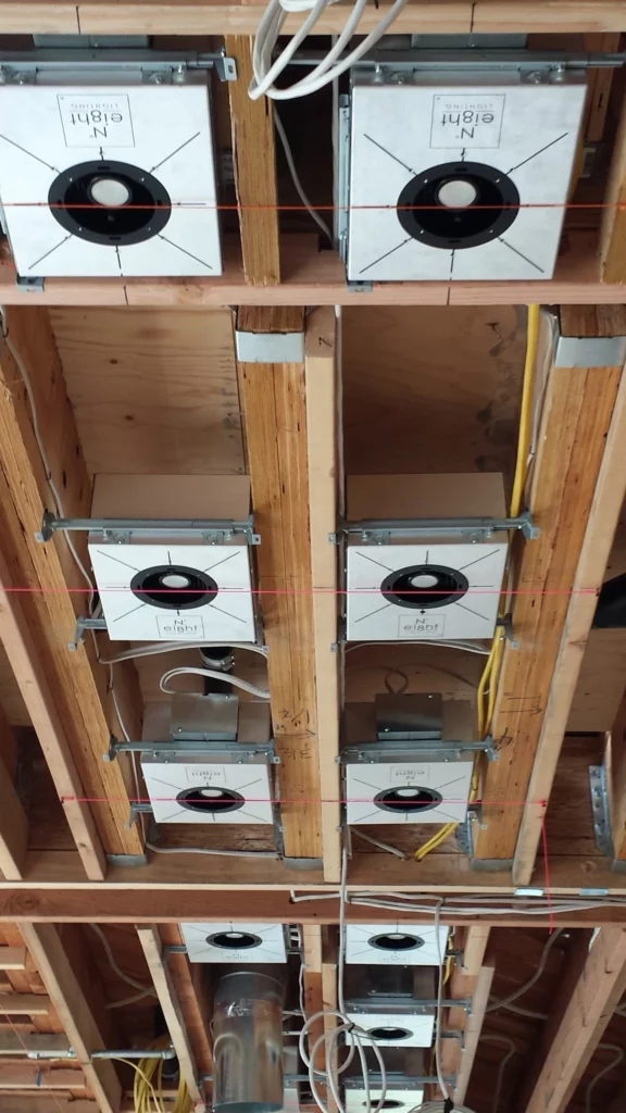 Cost to rewire house recessed lighting.
